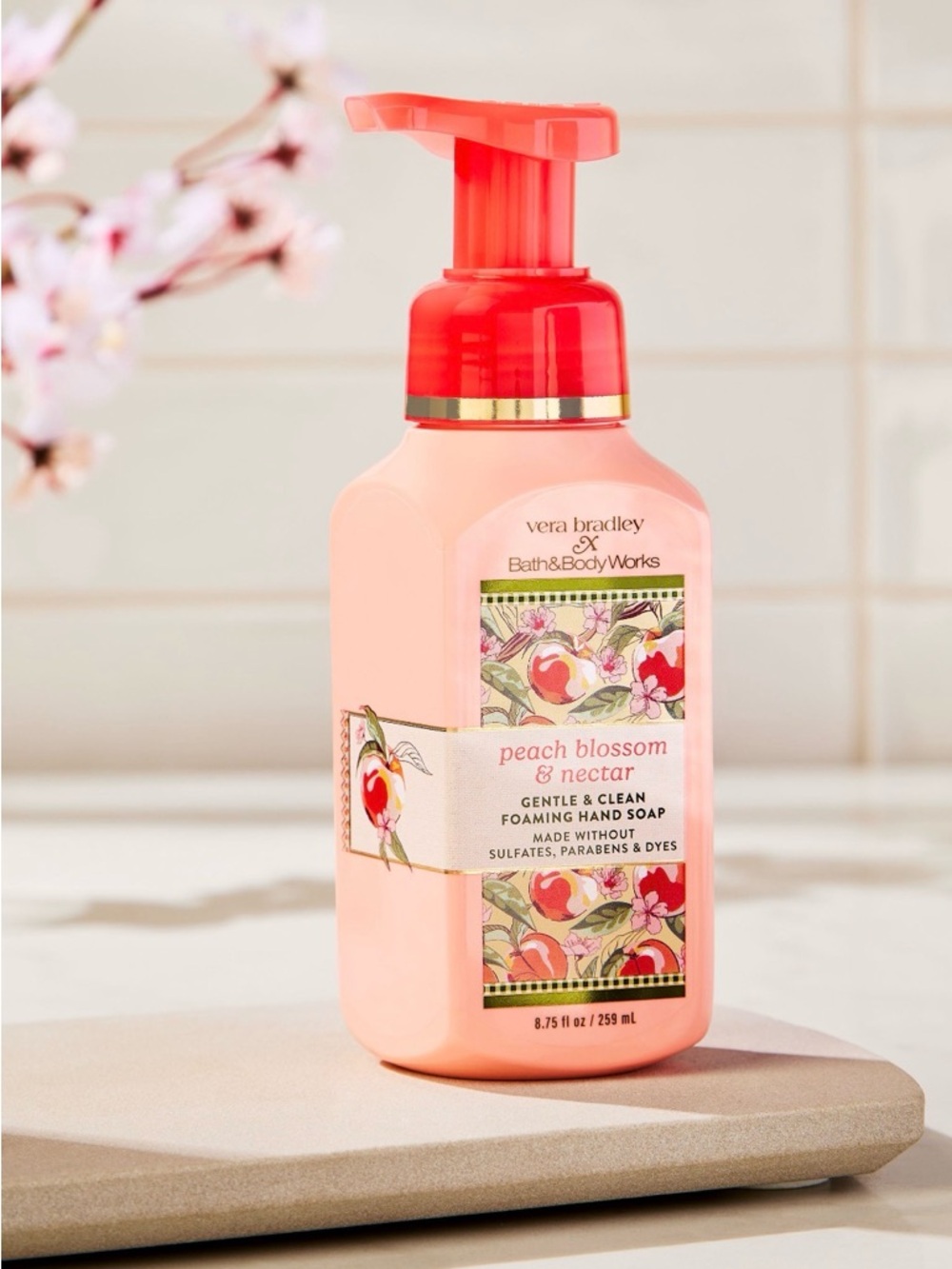 Vera Bradley & Bath & Body Works Collaboration Peach Blossom & Nectar Lotion - Picture 5 of 5